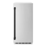 ZLINE Autograph Edition 15 in. Touchstone Clear Cube Ice Maker with Drain Pump and Solid Stainless Steel Door with Matte Black Handle (ICCDZ-ST-15-MB) - (ICCDZST15MB) -