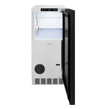 ZLINE 15 in. Touchstone Gourmet Ice Maker with Drain Pump and Panel Ready Door (IGMDP-15) - (IGMDP15) -