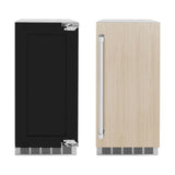 ZLINE 15 in. Touchstone Gourmet Ice Maker with Drain Pump and Panel Ready Door (IGMDP-15) - (IGMDP15) -