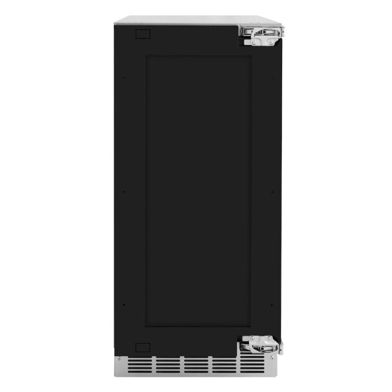 ZLINE Autograph Edition 15 in. Touchstone Gourmet Ice Maker with Drain Pump and Panel Ready Door with Champagne Bronze Handle (IGMDPZ-15-CB) - (IGMDPZ15CB) -