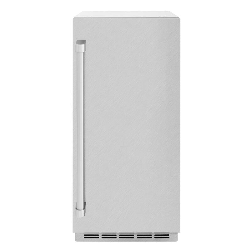 15 in. Touchstone Gourmet Ice Maker with Drain Pump and Satin Stainless Steel Door - (IGMDSN15) -