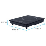 1800W Portable Induction Cooktop - (IH1800L1BIS) - AVANTI