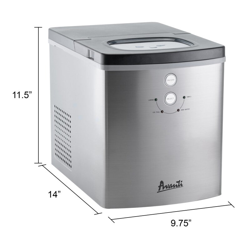 Portable Countertop Ice Maker - (IM1216DBIS) - AVANTI