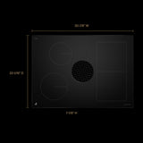 JennAir JIDT730SBL — dimensions