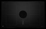 JennAir 36-inch NextGen Downdraft Induction Cooktop JIDT836SBL, Black