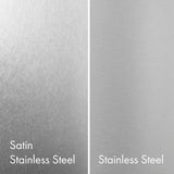 48in. Autograph Edition Convertible Fingerprint Resistant DuraSnow Stainless Steel Range Hood with Black Matte Shell and Polished Gold Handle - (KB4SNZBLM48G) -