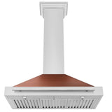 ZLINE 36 in. Convertible Stainless Steel Range Hood with Copper Shell and Stainless Steel Handle (KB4STX-C-36) - (KB4STXC36) -
