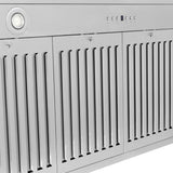 Autograph Edition 48 in. Convertible Stainless Steel Range Hood with Black Matte Shell and Accent Handle - (KB4STZBLM48CB) -