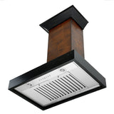 30" Ducted Wooden Wall Mount Range Hood with Remote Motor - 30 Inch - (KBARRS30400) -