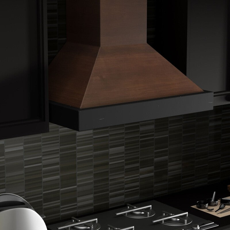 30" Ducted Wooden Wall Mount Range Hood with Remote Motor - 30 Inch - (KBARRS30400) -