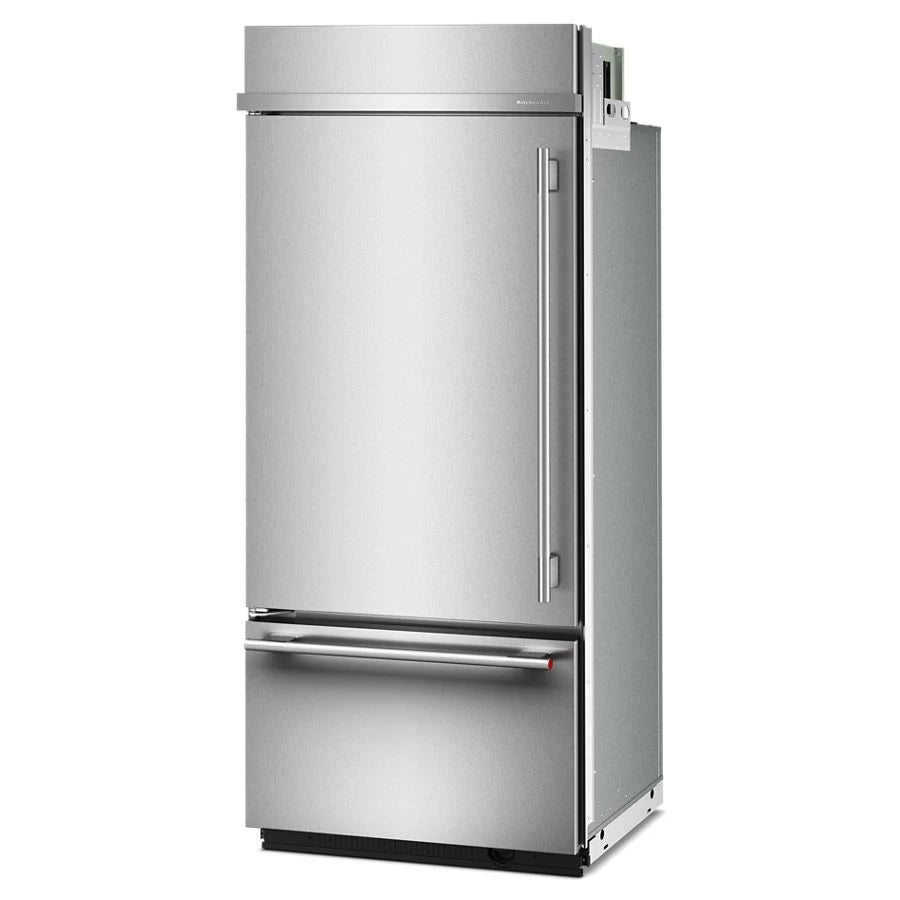 20.8 Cu. Ft. 36" Built-In Bottom Mount Refrigerator with Platinum Interior - (KBBL336SPS)