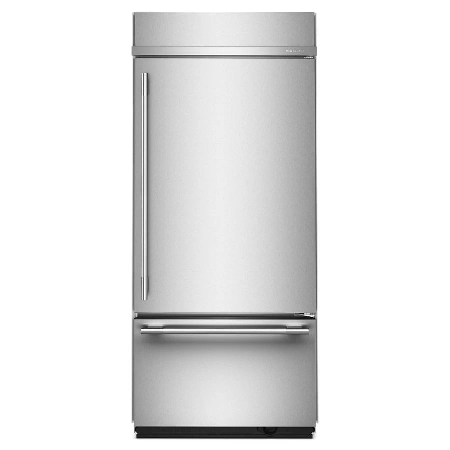 20.8 Cu. Ft. 36" Built-In Bottom Mount Refrigerator with Platinum Interior - (KBBR336SPS)