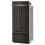 20.8 Cu. Ft. 36" Built-In French Door Bottom Mount Refrigerator with Platinum Interior - (KBFN536SBE)