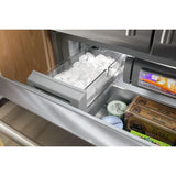 20.8 Cu. Ft. 36" Built-In French Door Bottom Mount Refrigerator with Platinum Interior - (KBFN536SBE)