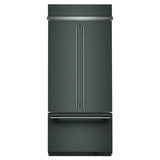 20.8 Cu. Ft. 36" Built-In French Door Bottom Mount Refrigerator with Platinum Interior - (KBFN536SJP)