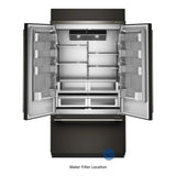 24.2 Cu. Ft. 42" Built-In French Door Bottom Mount Refrigerator with Platinum Interior - (KBFN542SBE)
