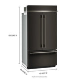 24.2 Cu. Ft. 42" Built-In French Door Bottom Mount Refrigerator with Platinum Interior - (KBFN542SBE)