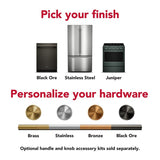 24.2 Cu. Ft. 42" Built-In French Door Bottom Mount Refrigerator with Platinum Interior - (KBFN542SPS)