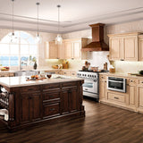 30" Ducted Wooden Wall Mount Range Hood with Remote Motor - (KBRRRD30) -