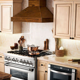 30" Ducted Wooden Wall Mount Range Hood with Remote Motor - (KBRRRS30400) -