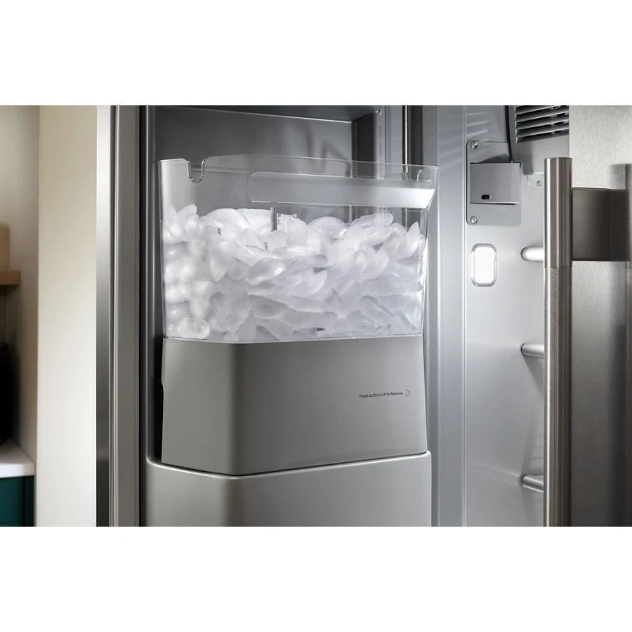 20.8 Cu. Ft. 36" Built-In Side-by-Side Refrigerator features Exterior Water and Ice Dispenser with Measured Fill - (KBSD736SPS)