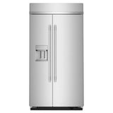 25.1 Cu. Ft. 42" Built-In Side-by-Side Refrigerator features Exterior Water and Ice Dispenser with Measured Fill - (KBSD742SPS)