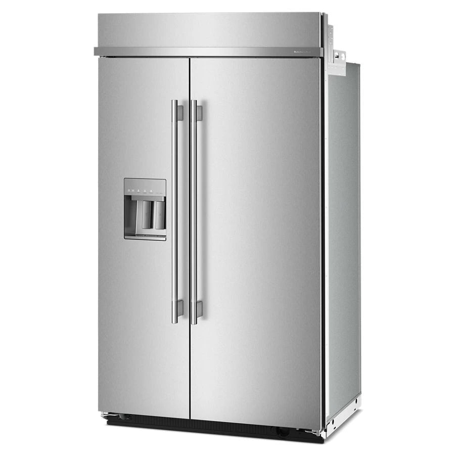 29.4 Cu. Ft. 48" Built-In Side-by-Side Refrigerator features Exterior Water and Ice Dispenser with Measured Fill - (KBSD748SPS)