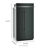25.5 Cu. Ft. 42" Built-In Side-by-Side Refrigerator with Platinum Interior - (KBSN742SJP)
