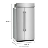 25.5 Cu. Ft. 42" Built-In Side-by-Side Refrigerator with Platinum Interior - (KBSN742SPS)