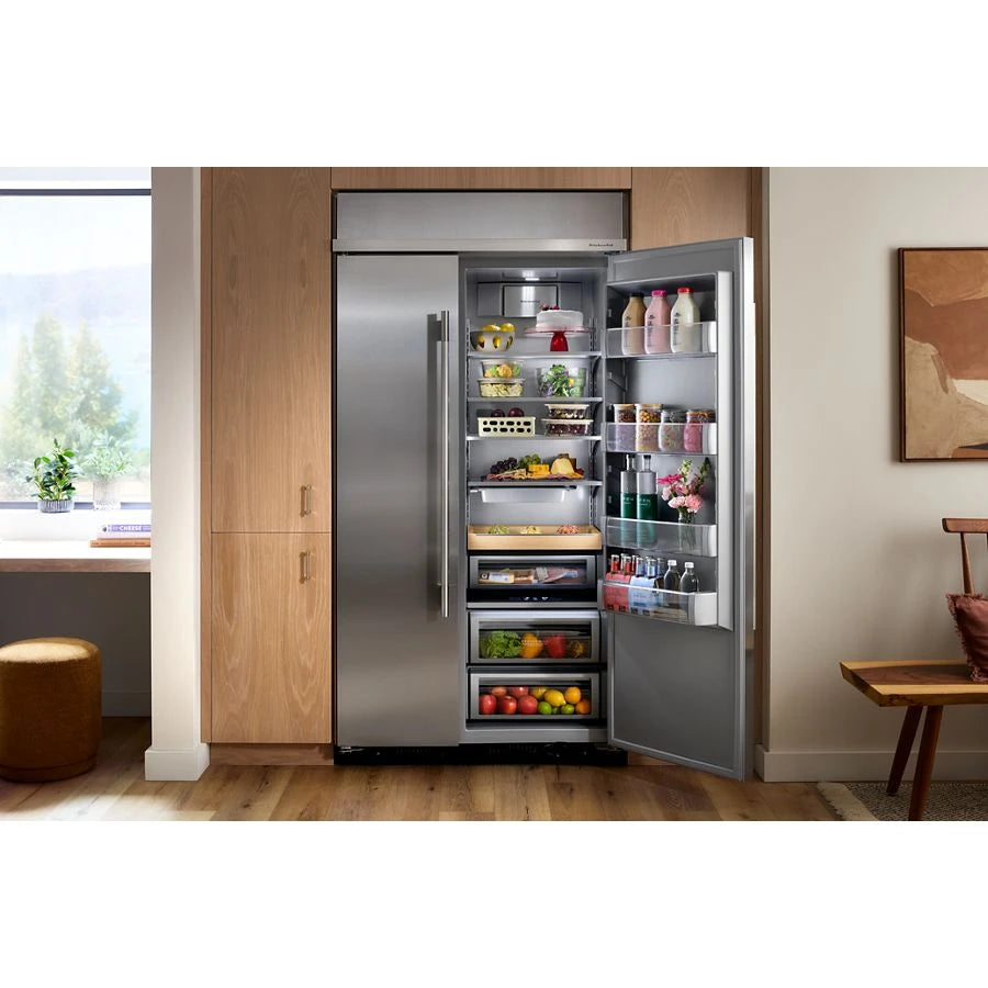 25.5 Cu. Ft. 42" Built-In Side-by-Side Refrigerator with Platinum Interior - (KBSN742SPS)