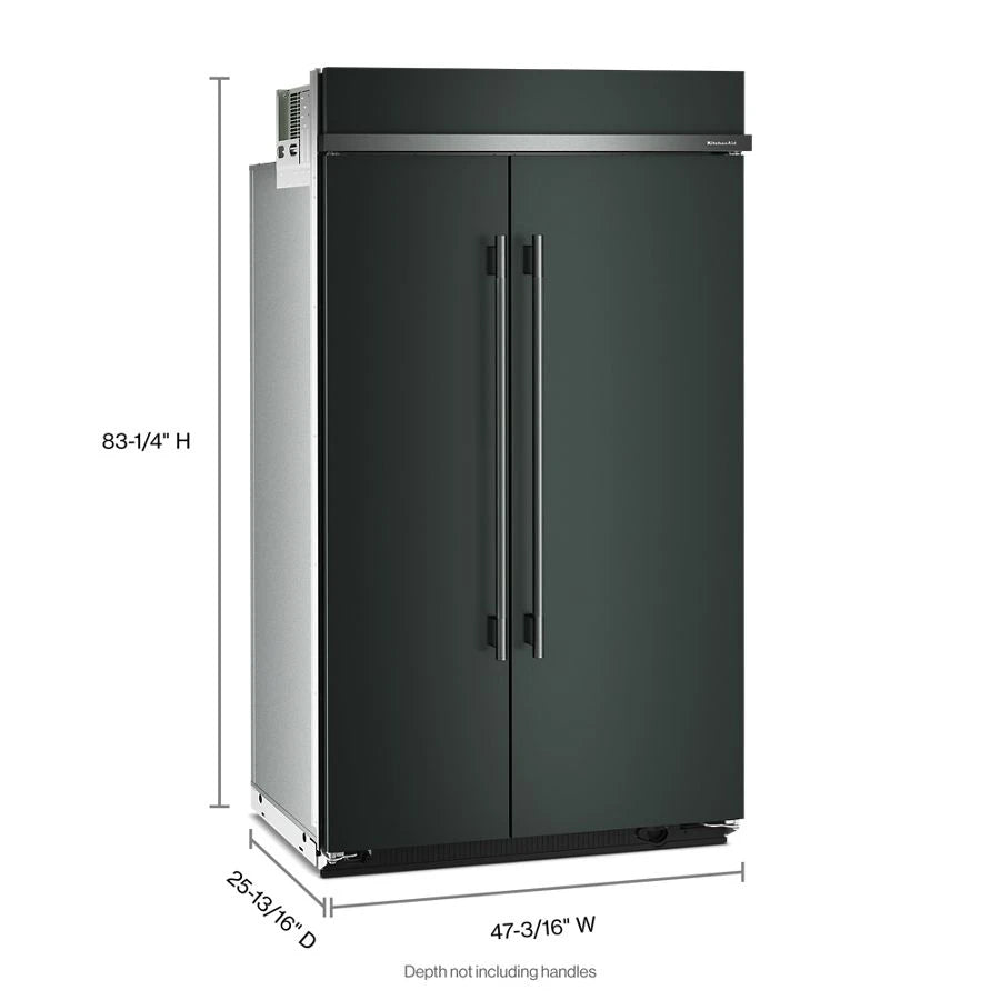 30 Cu. Ft. 48" Built-In Side-by-Side Refrigerator with Platinum Interior - (KBSN748SJP)