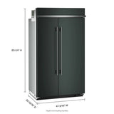 30 Cu. Ft. 48" Built-In Side-by-Side Refrigerator with Platinum Interior - (KBSN748SJP)