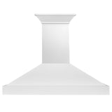 ZLINE 48 in. Wooden Wall Mount Range Hood in Smooth Bright White Finish (KBWW-48) - (KBWW48) -