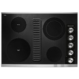 30" Electric Downdraft Cooktop with 4 Elements - (KCED600GSS) - KITCHENAID