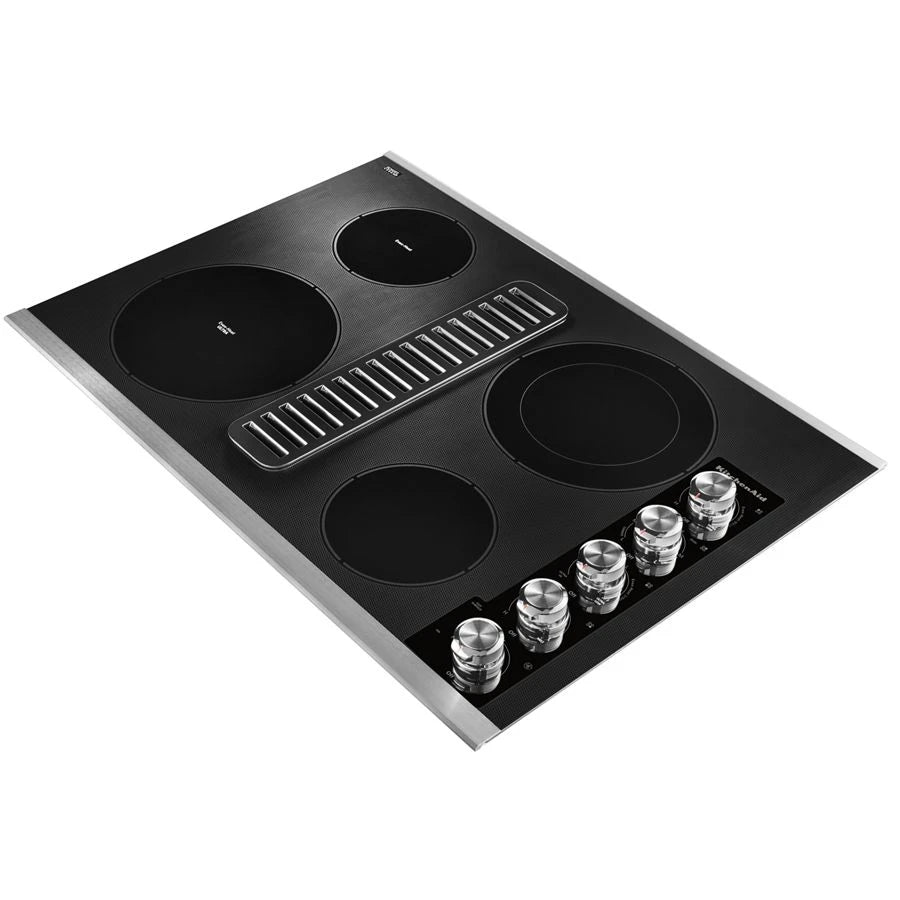30" Electric Downdraft Cooktop with 4 Elements - (KCED600GSS) - KITCHENAID