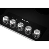 36" Electric Cooktop with 5 Elements and Knob Controls - (KCES556HSS) - KITCHENAID