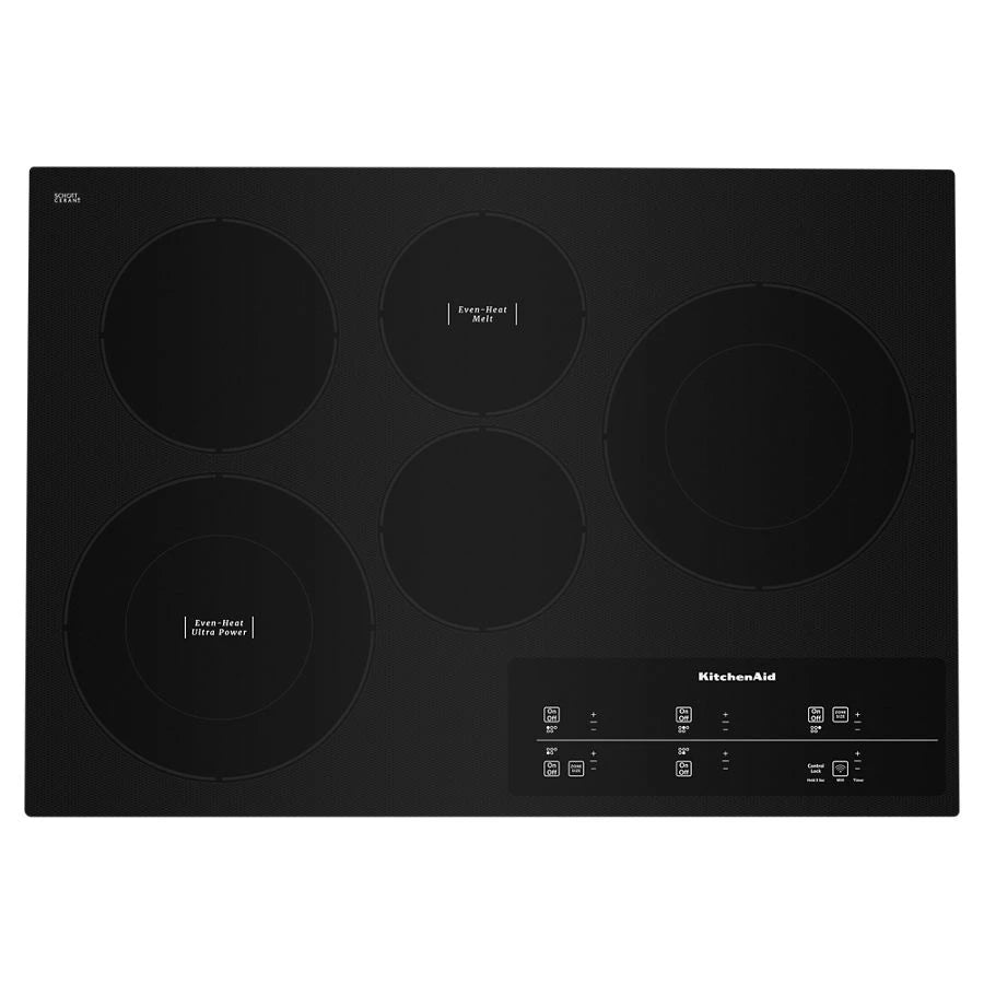 30" Electric Cooktop with 5 Elements and Touch-Activated Controls - (KCES950KBL) - KITCHENAID