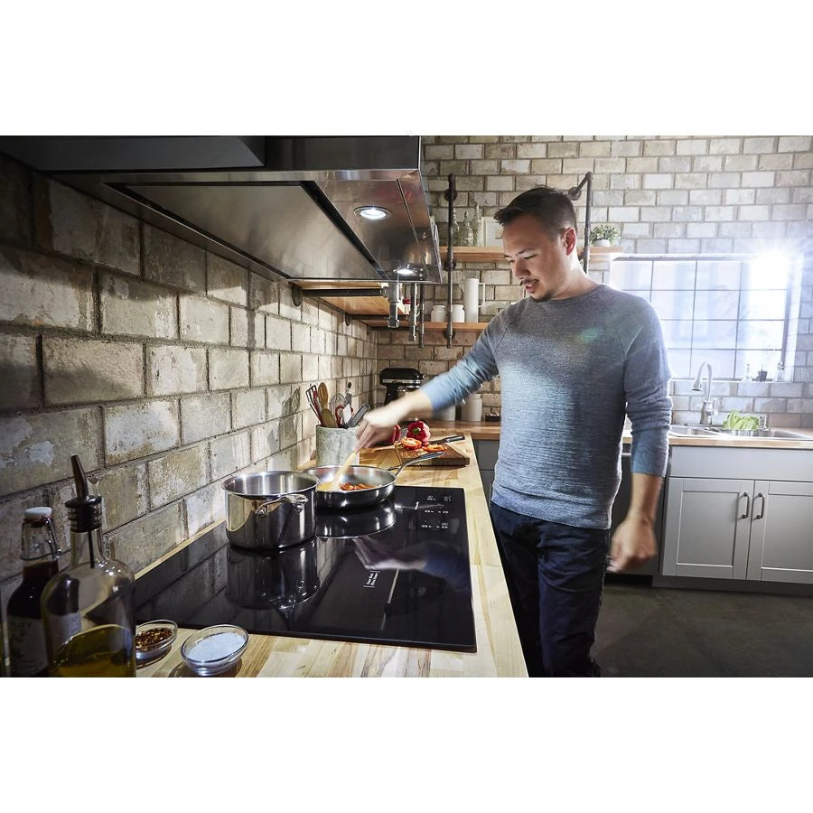 30" Electric Cooktop with 5 Elements and Touch-Activated Controls - (KCES950KBL) - KITCHENAID