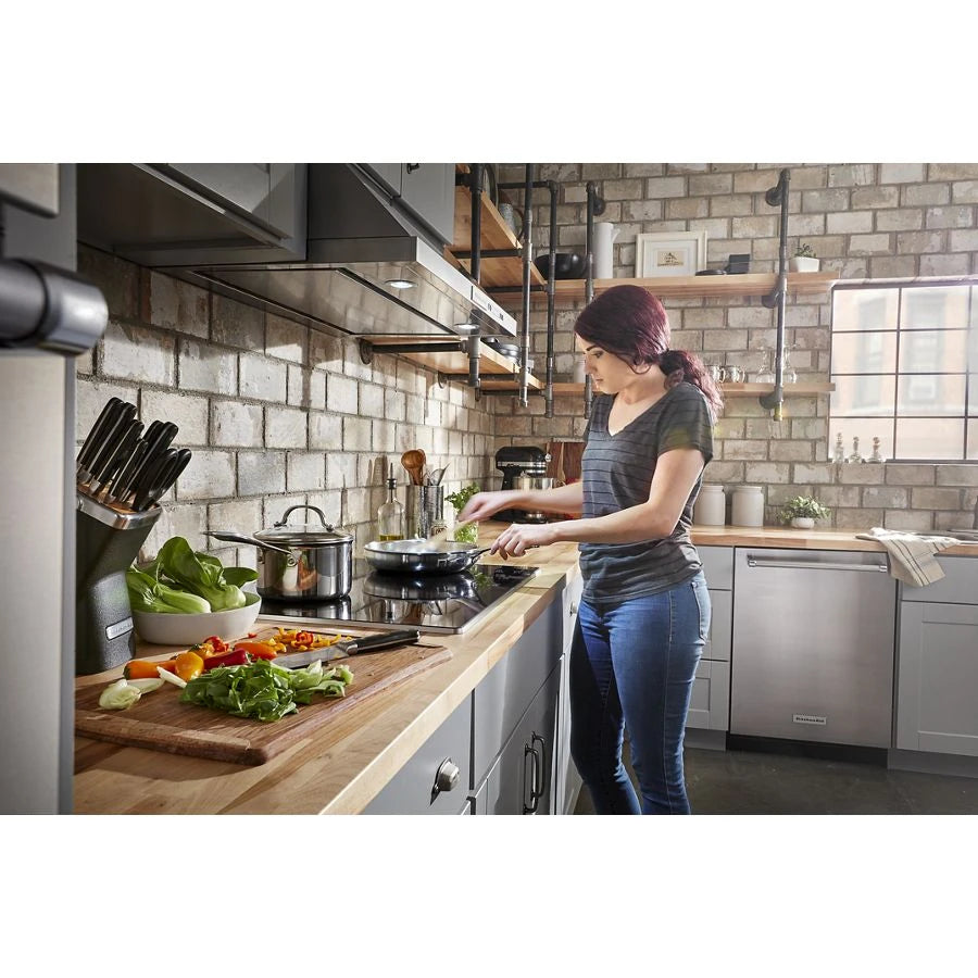 30" Electric Cooktop with 5 Elements and Touch-Activated Controls - (KCES950KSS) - KITCHENAID