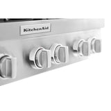 KitchenAid(R) 36'' 6-Burner Commercial-Style Gas Rangetop - (KCGC506JSS) - KITCHENAID