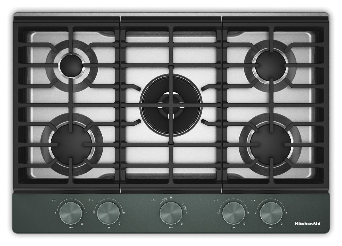 KitchenAid KCGK530SJP 30 in. gas cooktop, juniper