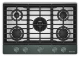 KitchenAid KCGK530SJP 30 in. gas cooktop, juniper