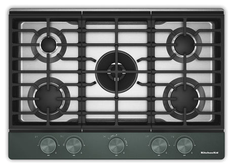 KitchenAid KCGK530SJP 30 in. gas cooktop, juniper