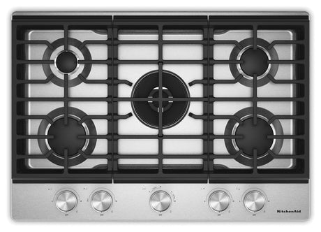 KitchenAid KCGK530SSS 30 in. gas cooktop, stainless steel