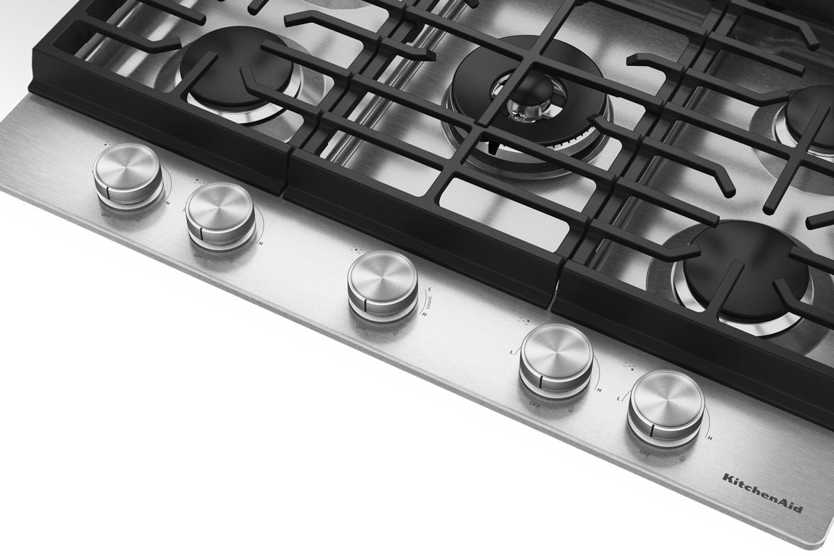KitchenAid KCGK530SSS 30 in. Gas Cooktop - console