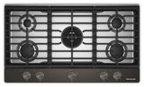 KitchenAid KCGK736SBE 36 in. gas cooktop, black ore