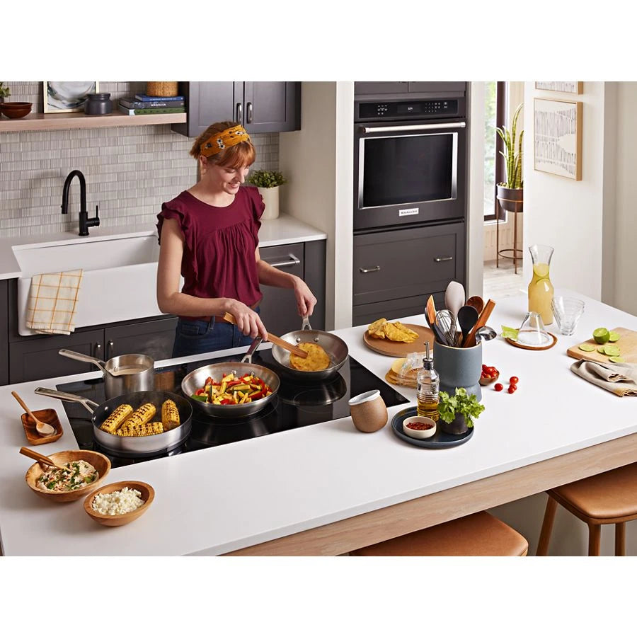 36-Inch 5-Element Sensor Induction Cooktop - (KCIG556JBL) - KITCHENAID
