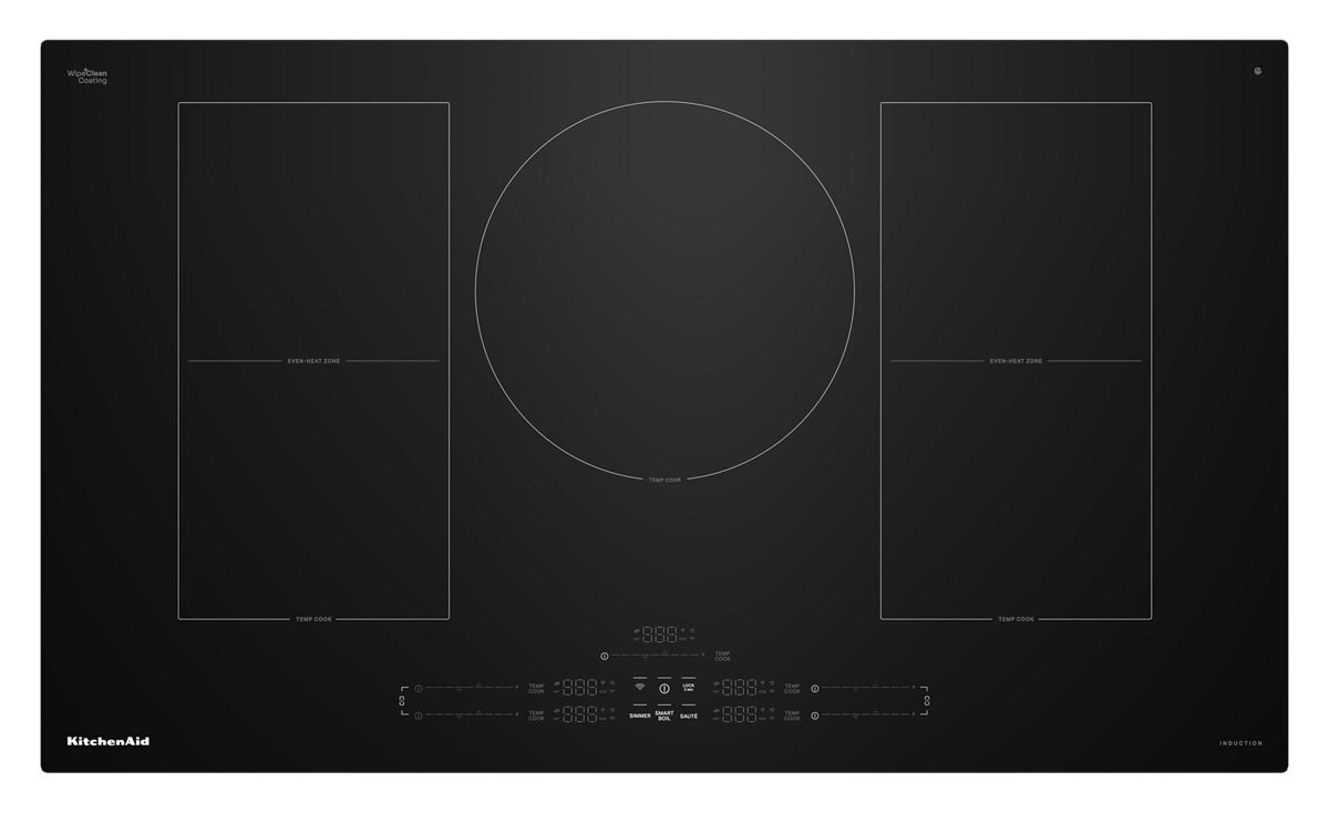 KitchenAid KCIT736SBL 36 in. induction cooktop, black