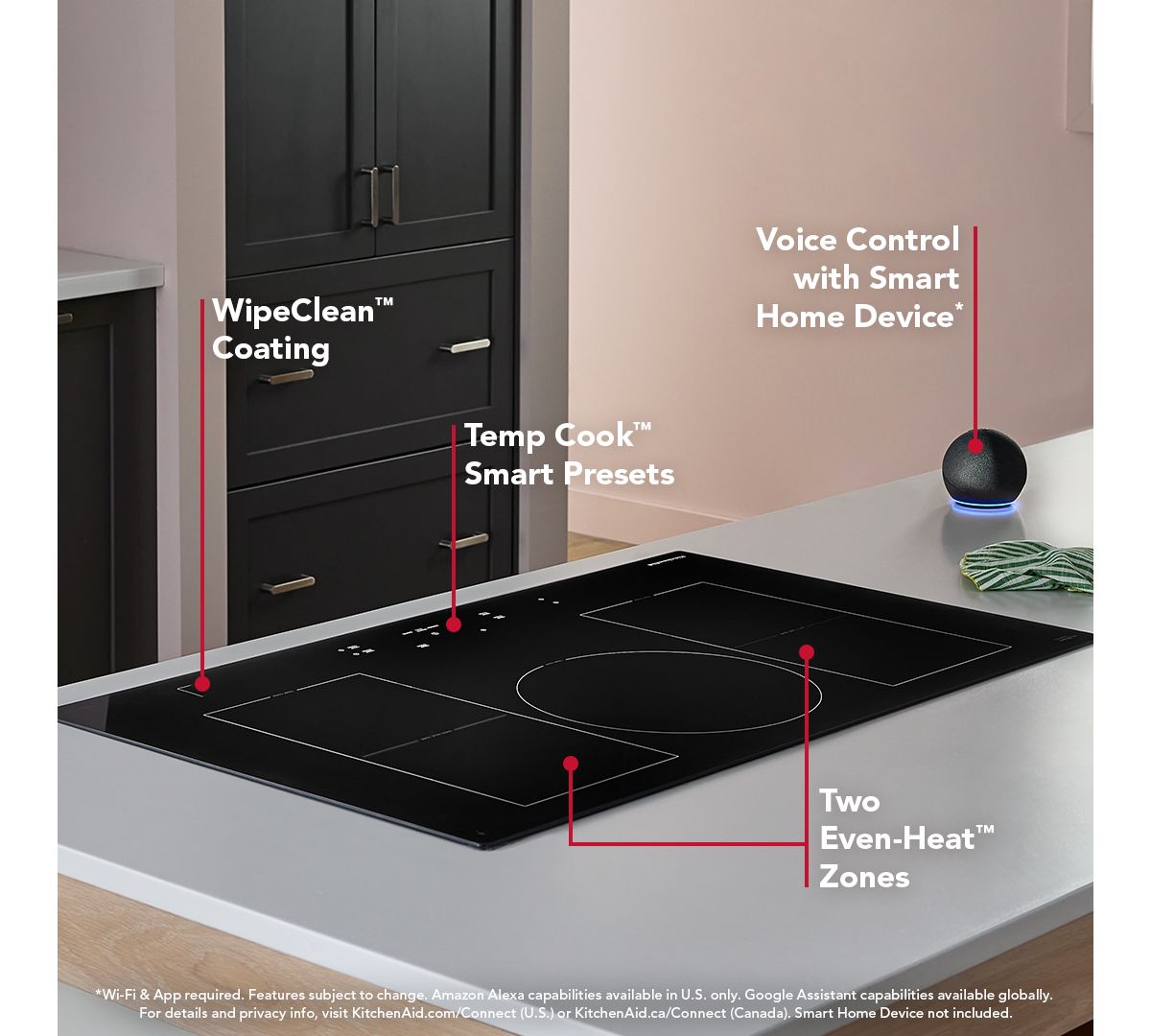 KitchenAid KCIT736SBL 36 in. Induction Cooktop - feature