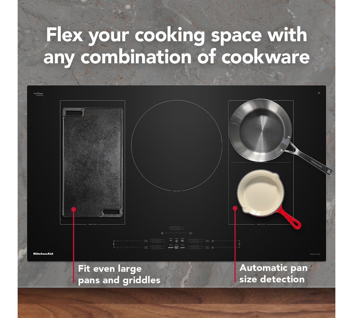 KitchenAid KCIT736SBL 36 in. Induction Cooktop - feature